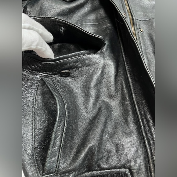 THEORY leather moto jacket - Picture 11 of 15